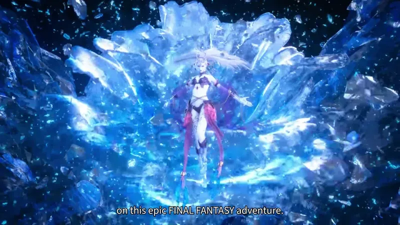 Crystal scene from the official launch trailer